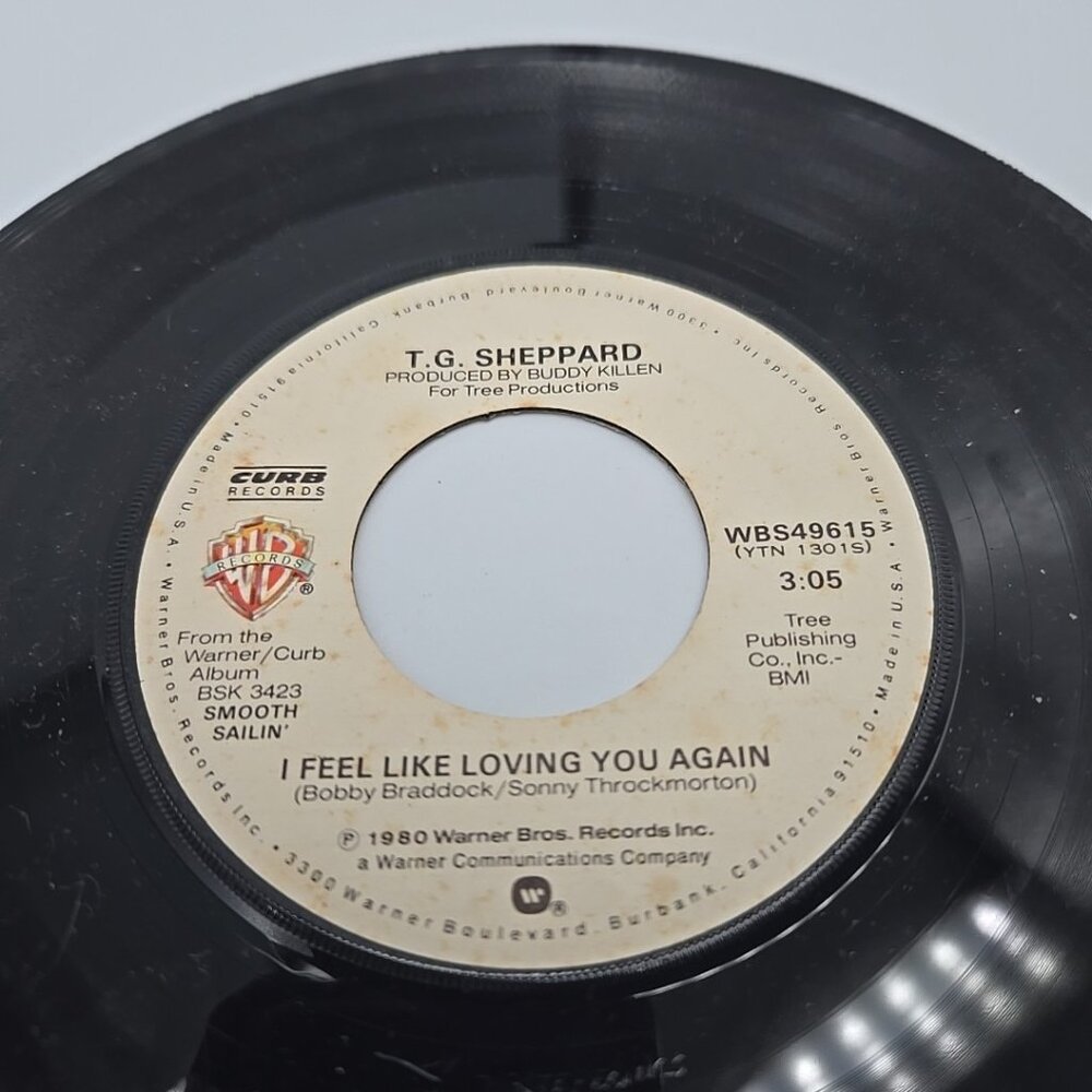 Let The Little bird Fly / I Feel Like Loving You Again T G Shepard 45 Vinyl